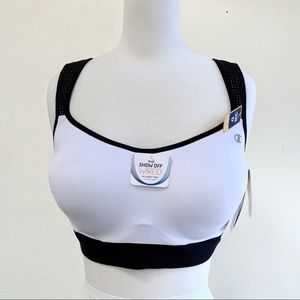 Champion White and Black Sports Bra Size 38D